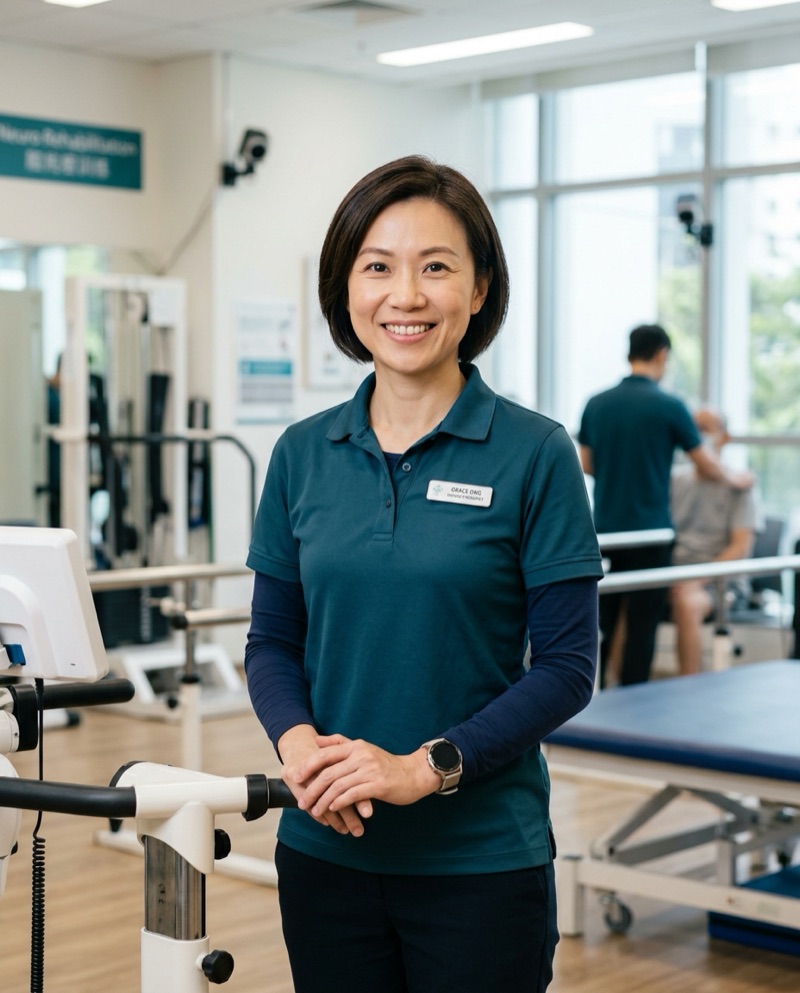 Portrait of Grace Ong, Physiotherapist